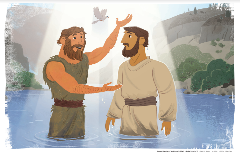 jesus is baptized