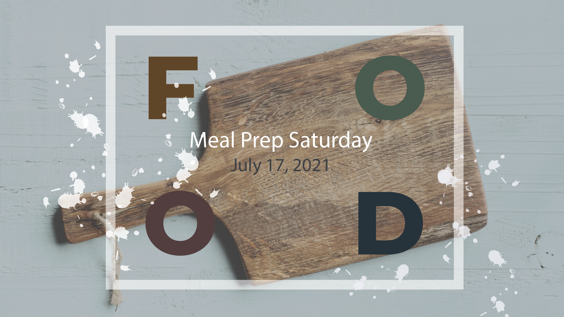 New Mercies (formerly affiliated with Safe Families) Meal Prep Saturday