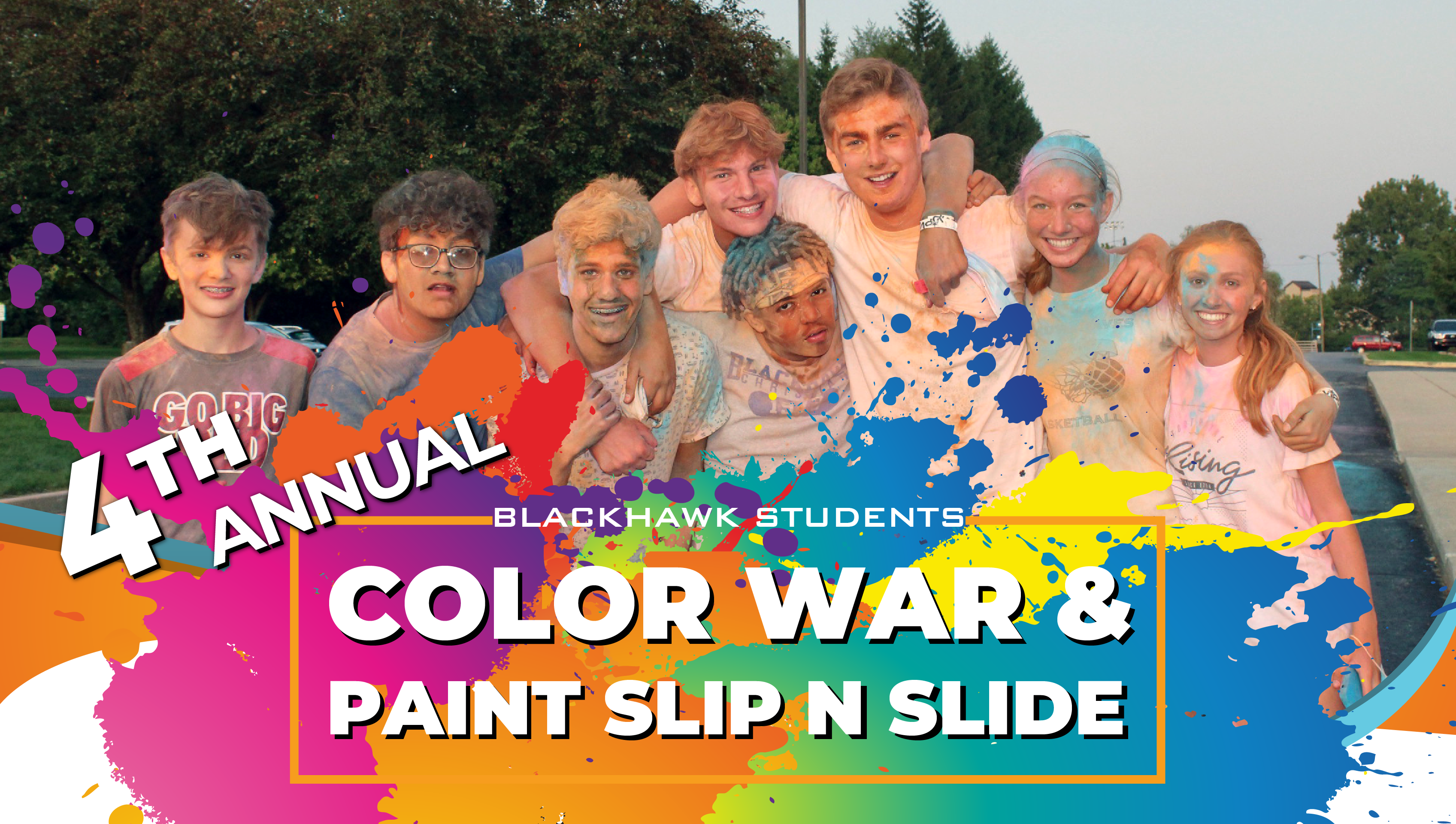 4th Annual Color War & Slip-N-Slide Party!