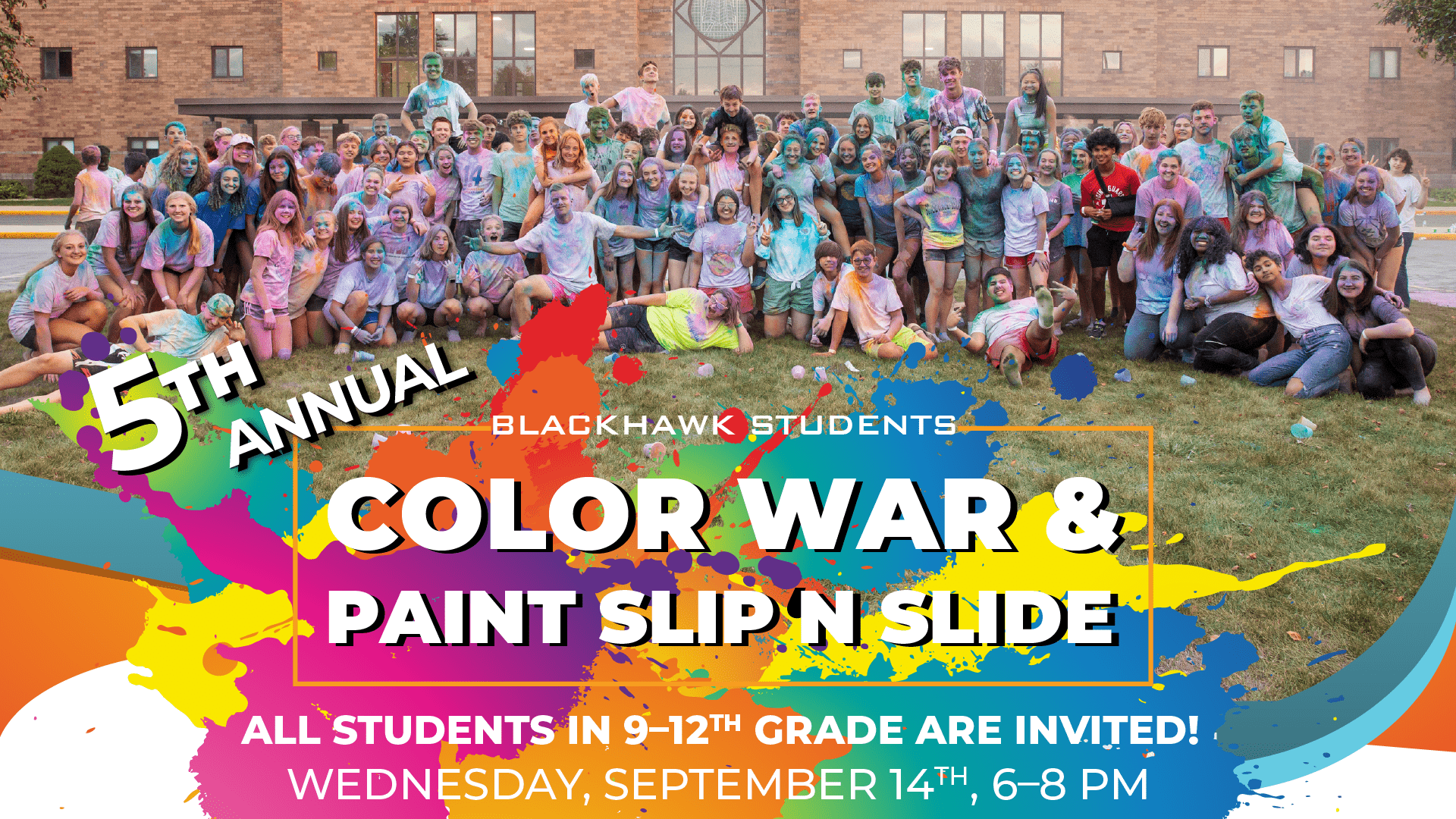 5th Annual Color War & Slip N Slide!