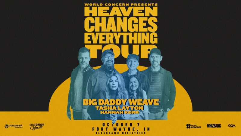 Big Daddy Weave is coming to Blackhawk!