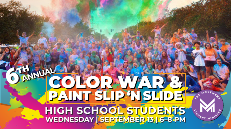 6th Annual Color War & Slip ‘N Slide Kick-off Party!