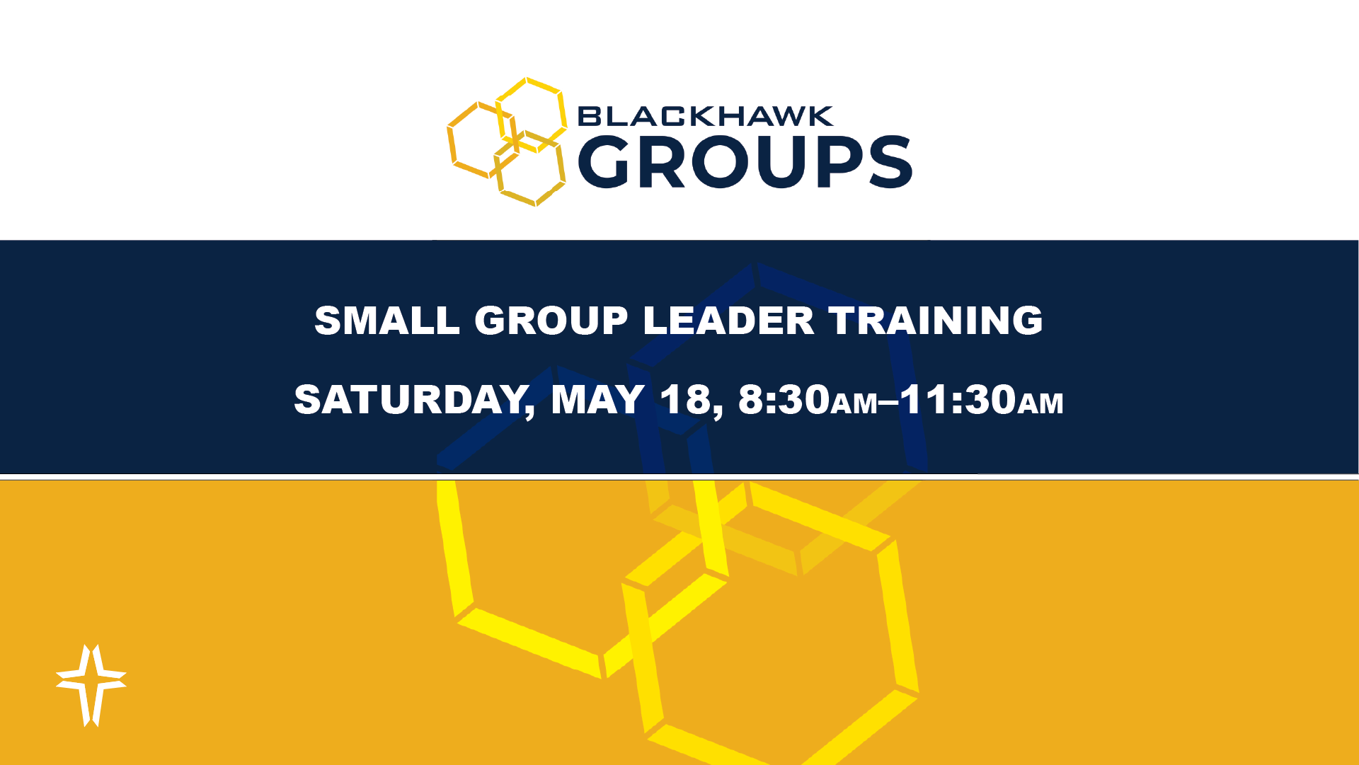 Small Group Leader Training